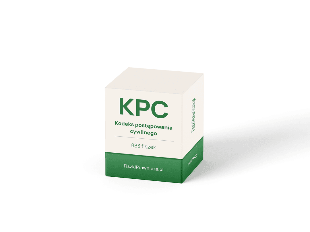 Fiszki — Kodeks Postępowania Cywilnego