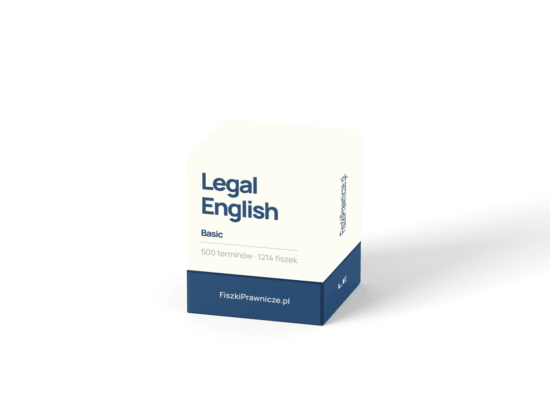 Fiszki — Legal English Basic