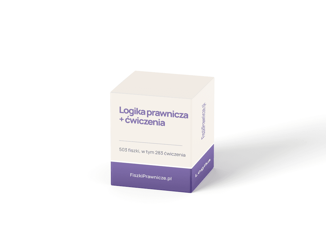 Fiszki – Logika prawnicza